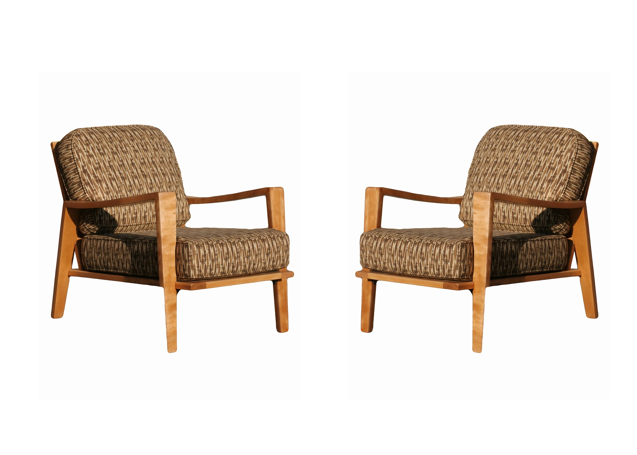 Russel Wright Open Armchairs for Conant-Ball, Pair