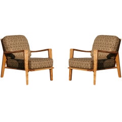 Russel Wright Open Armchairs for Conant-Ball, Pair