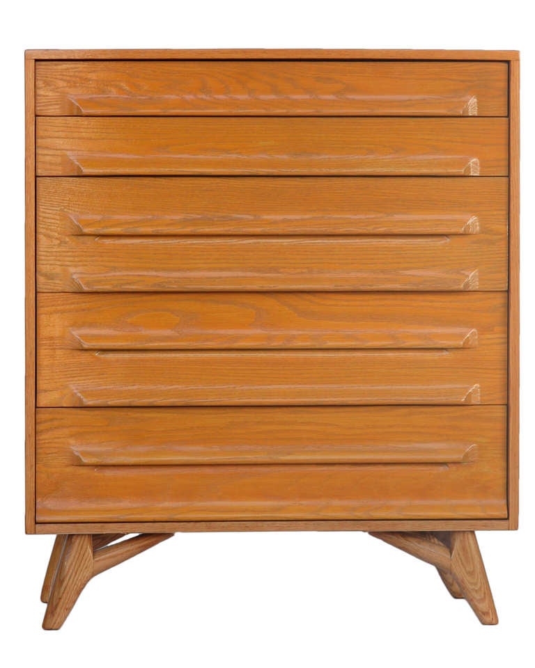 Highboy Chest of Drawers by Paul Laszol for Brown Saltman