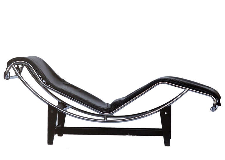 French 1970's Chaise Lounge Inspired by Le Corbusier Model LC4