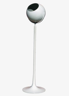 1970s Adjustable "Eye Ball" Floor Lamp on Pedestal Base