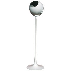 1970s Adjustable "Eye Ball" Floor Lamp on Pedestal Base 9