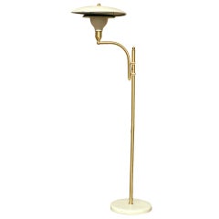 M.G. Wheeler Sight Light Brass Floor Lamp 8