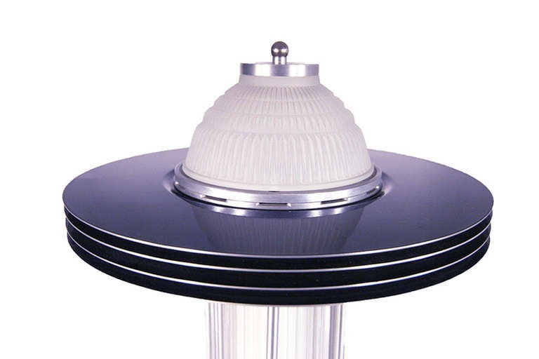 Mid-20th Century Art Deco Style Machine Age Table Lamp