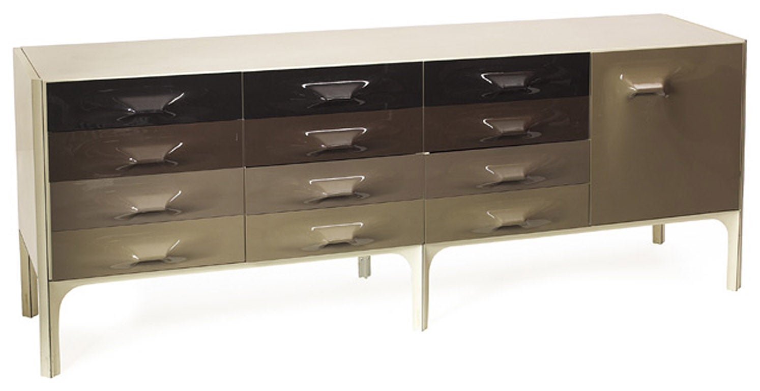 Large Raymond Loewy DF-2000 Credenza for Doubinsky Freres