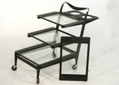 Retro Mid-Century Italian Bar Cart by Cesare Lacca