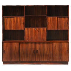 Retro Danish Teak buffet / pull out writing desk by Poul Hundevad