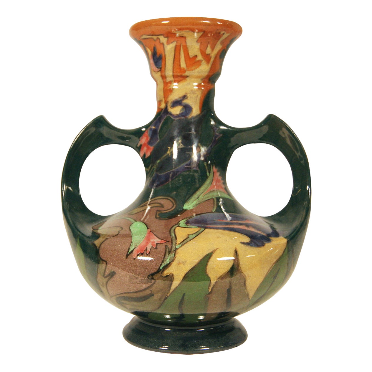 1899 Gouda Pottery Vase by Bernardus Römer for Zuid-Holland