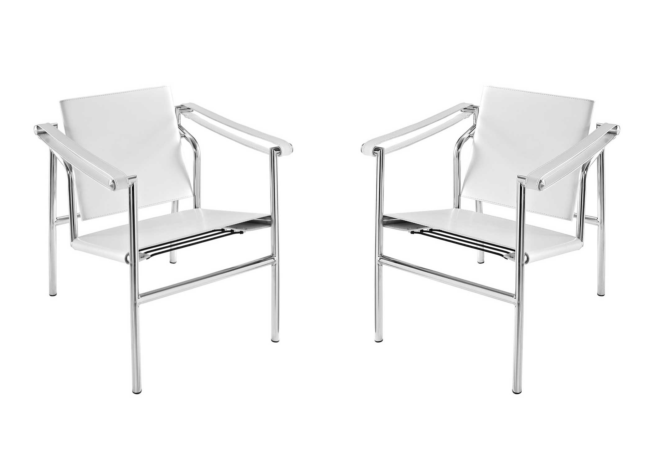 Le Corbusier LC1 Sling Chairs, Pair