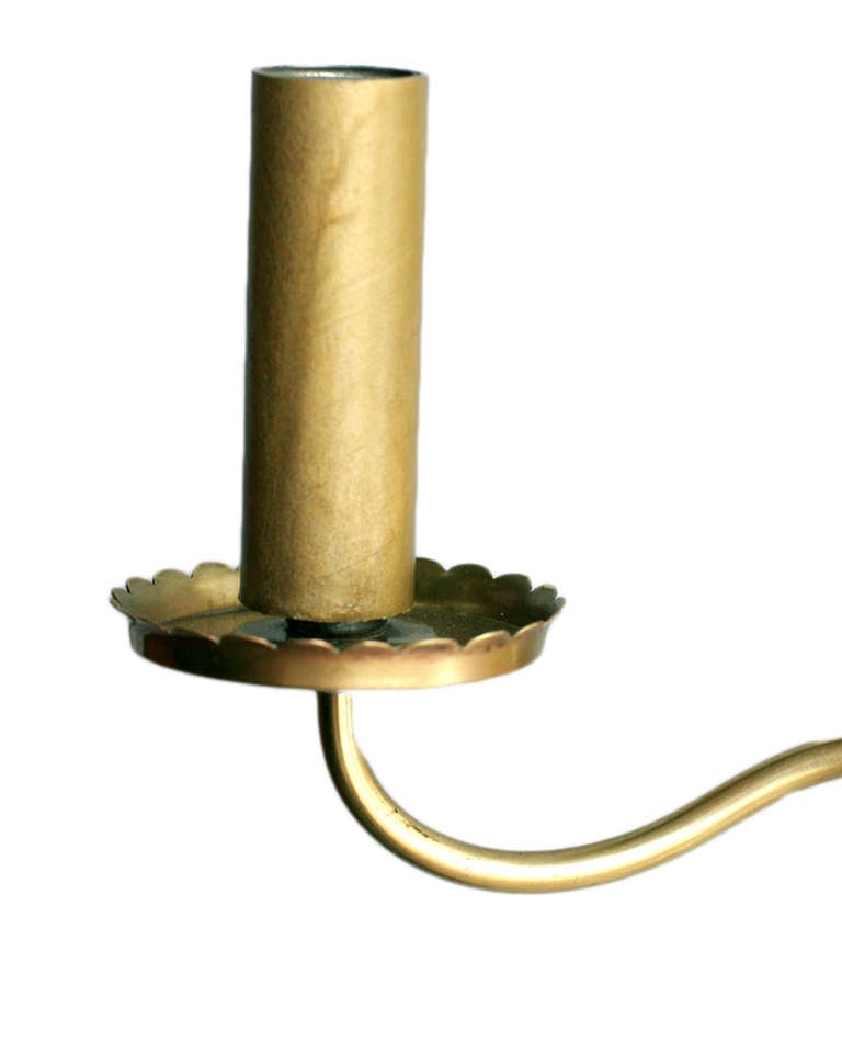 Bronze Electric Candelabra Wall Sconce with Girl in Bonnet, Pair For Sale at 1stdibs