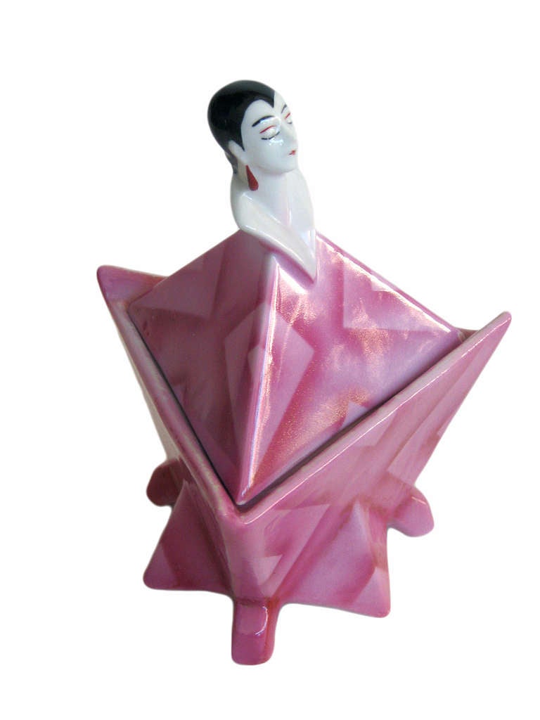 Bavarian Geometric Art Deco Vanity Dish