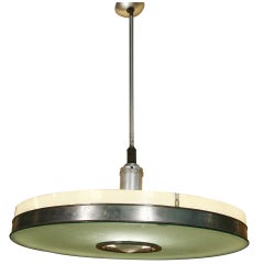 Oringinal May Company Wilshire Streamline Stainless Pendant Ceiling Lamp 12