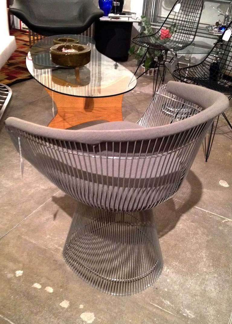 Wire Frame Armchair by Warren Platner for Knoll 1969 at 1stDibs