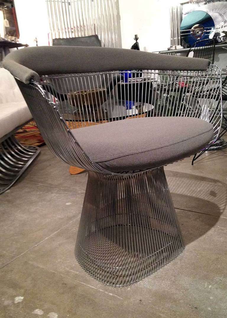 Wire Frame Armchair by Warren Platner for Knoll 1969 at 1stDibs