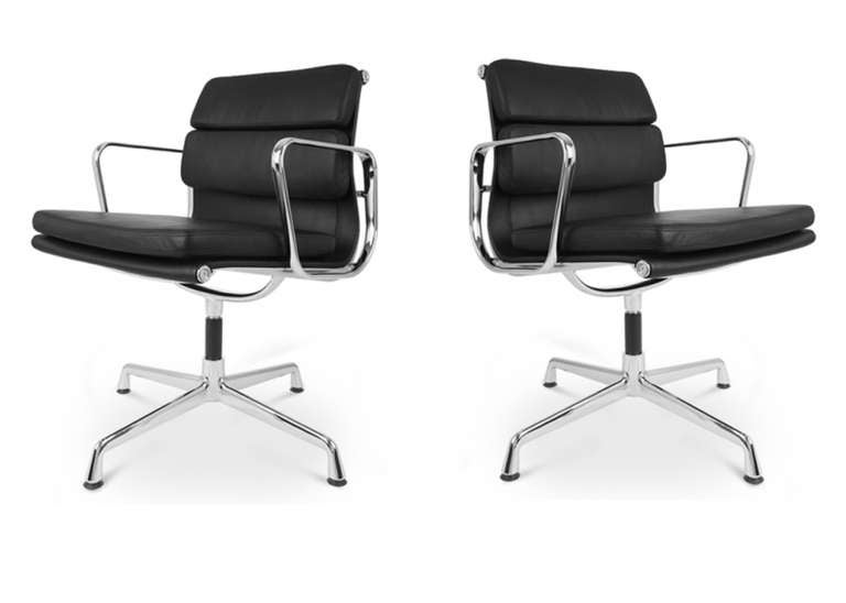 Eames Soft Pad Management Chairs for Herman Miller, Set of Two