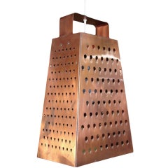 Curtis Jere Cheese Grater Hanging Chandelier 6