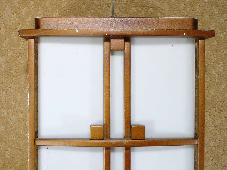 Japanese Inspired Wall Sconce For Sale at 1stdibs