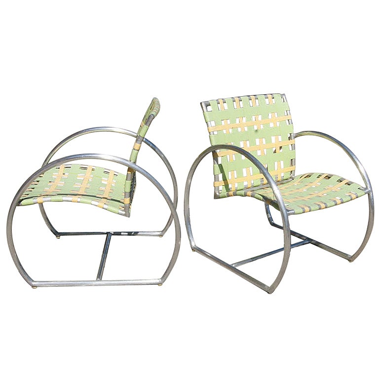 Brown and Jordan Circa Outdoor/Patio Collection Arm Chair, Pair