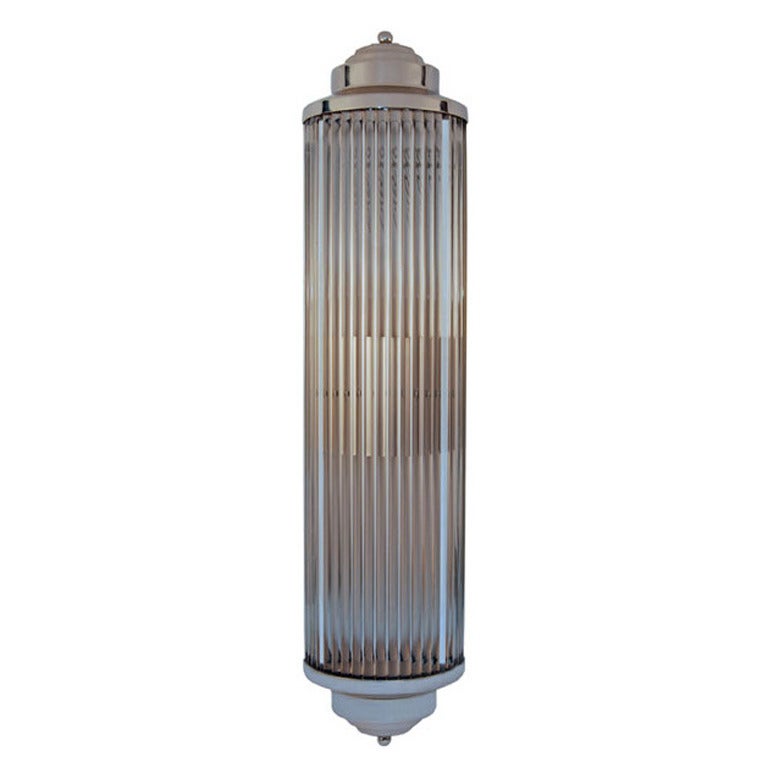 Art Deco Style Grand Theater, Glass Rod Wall Sconces