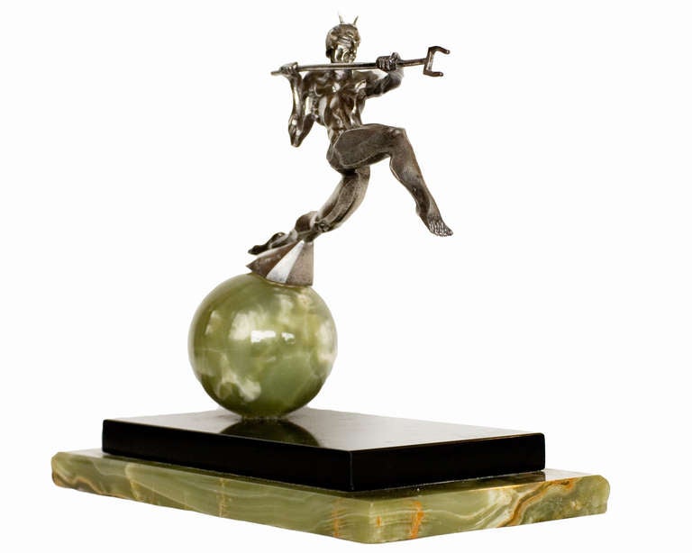 French 1931 Silver Studebaker Faust Ornament by Varnier