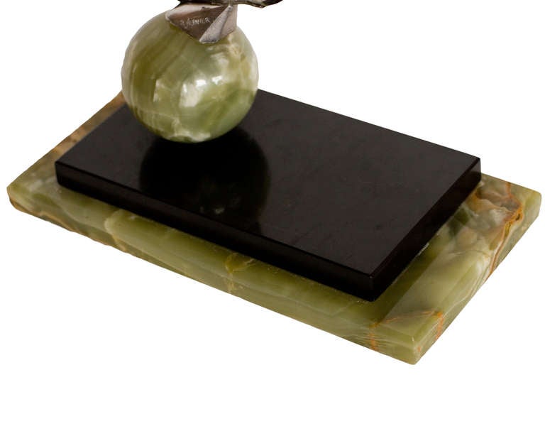 Marble 1931 Silver Studebaker Faust Ornament by Varnier