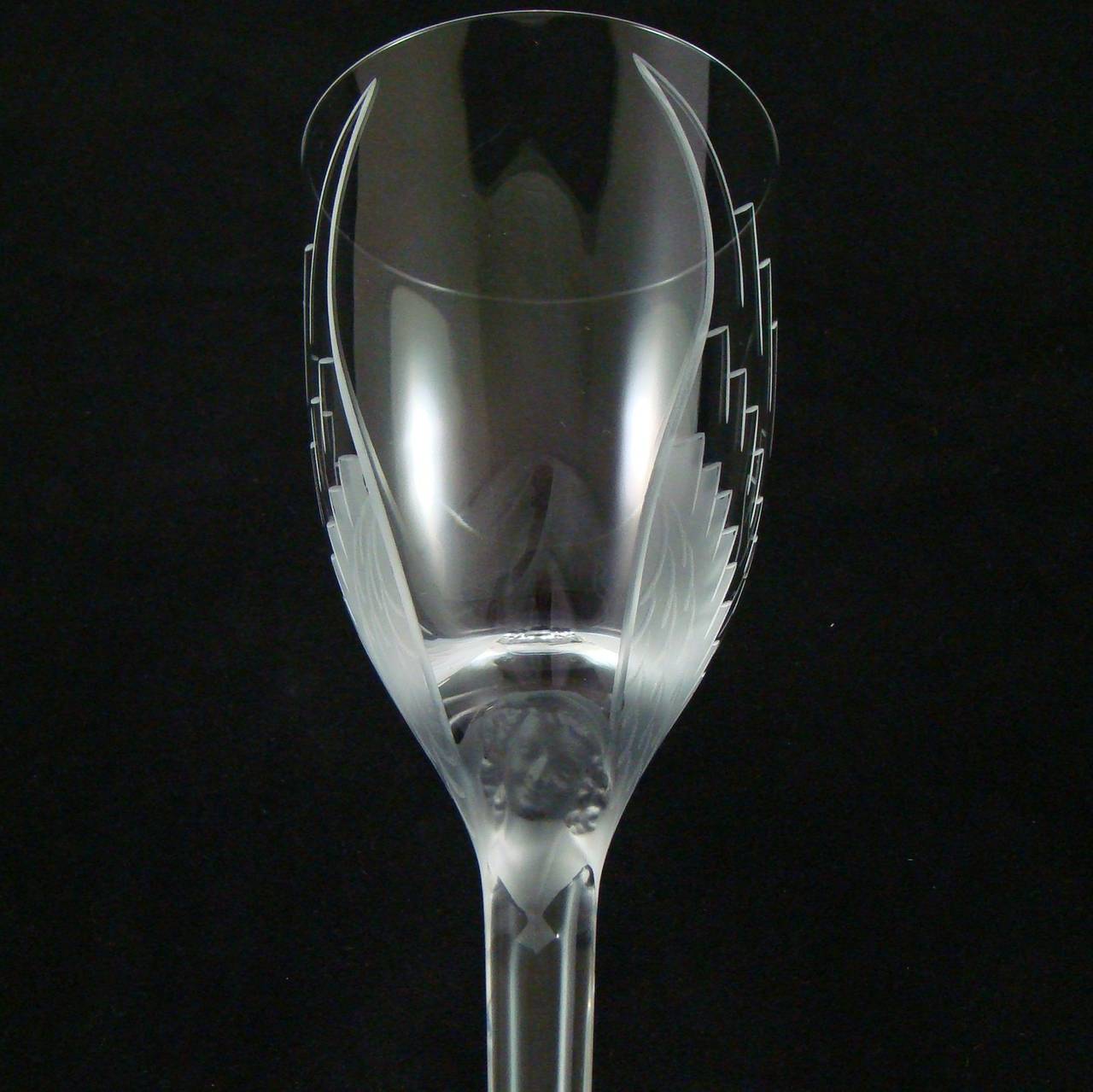 flute champagne lalique