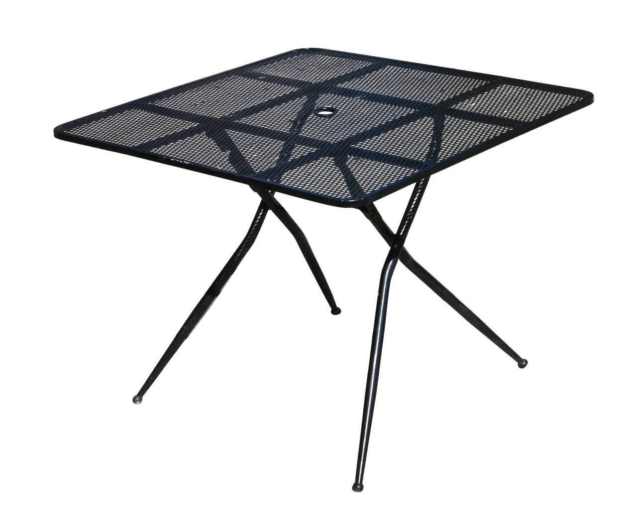 Salterini MidCentury Modern Steel Outdoor or Patio Dining Set with