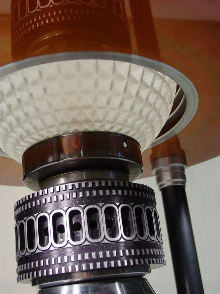 Art Deco Machine Age Table Lamp In Excellent Condition In Van Nuys, CA