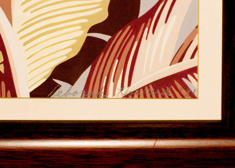 Tropical Moderne Lithograph