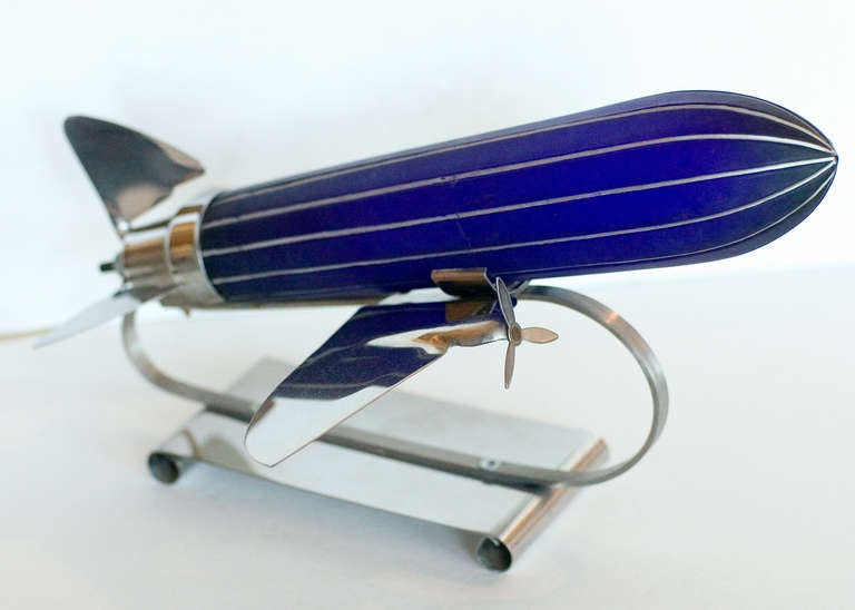 American Streamline Airplane Table Lamp
