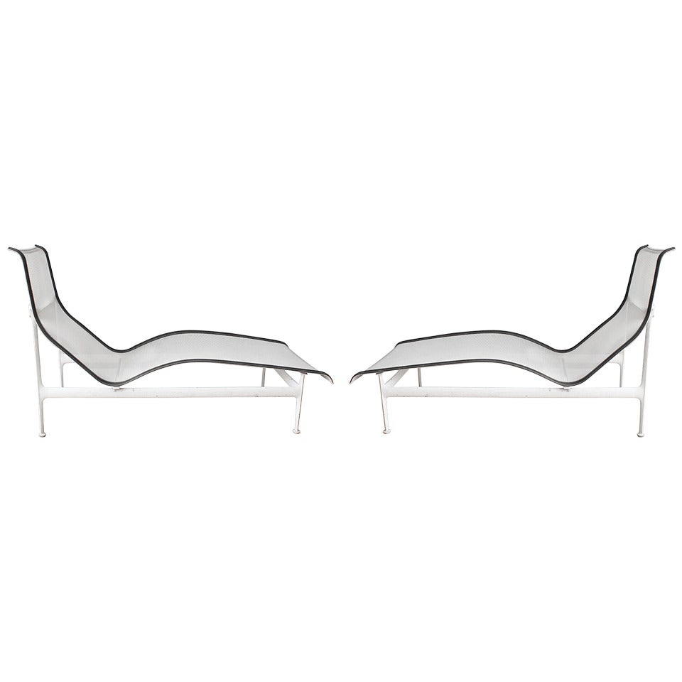 Pair of Richard Schultz Outdoor Chaises, Knoll, Circa 1966 ** Saturday Sale**