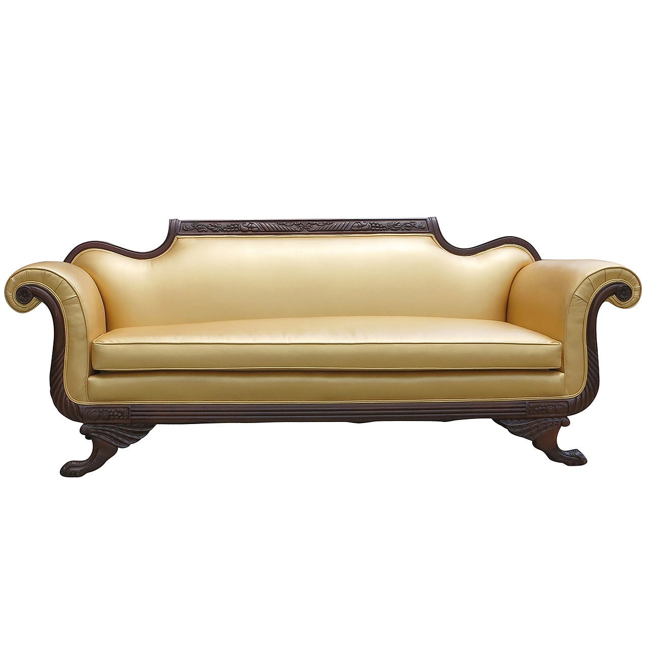 Duncan Phyfe Style Empire Sofa