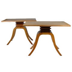 Paul Frankl Side Tables for Brown Saltman, Pair *Saturday Sale* 2