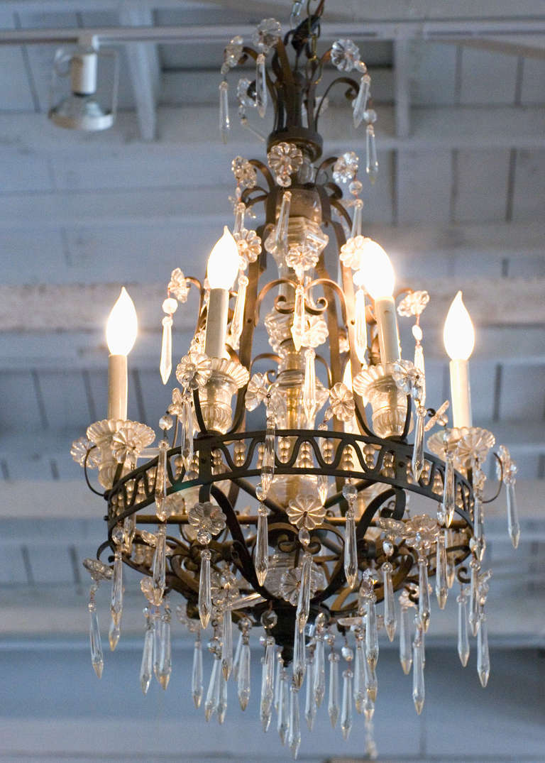 French Crystal Chandelier Saay For At 1stdibs Victorian French Crystal Chandelier Saay For