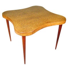 Paul Frankl "Cloud" Cork Top Table for Johnson Furniture ** Saturday Sale**
