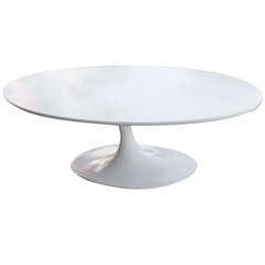 5' Foot Oval Tulip Coffee Table by Eero Saarinen for Knoll
