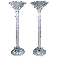 French Torchiere Floor Lamps in the Manner of Serge Roche** Saturday Sale** 4