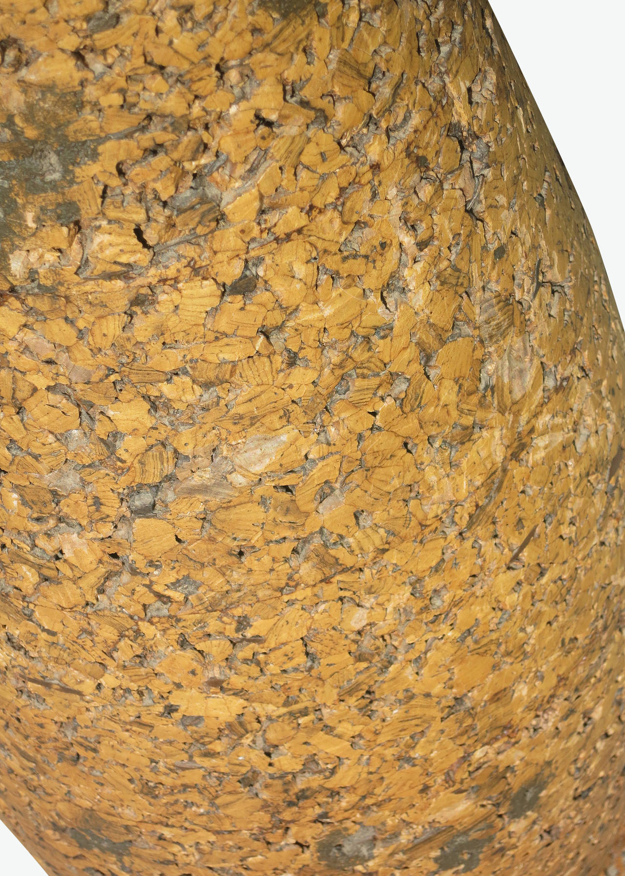 Milo Baughman Style Cork Floor Lamp with Original Shade 2