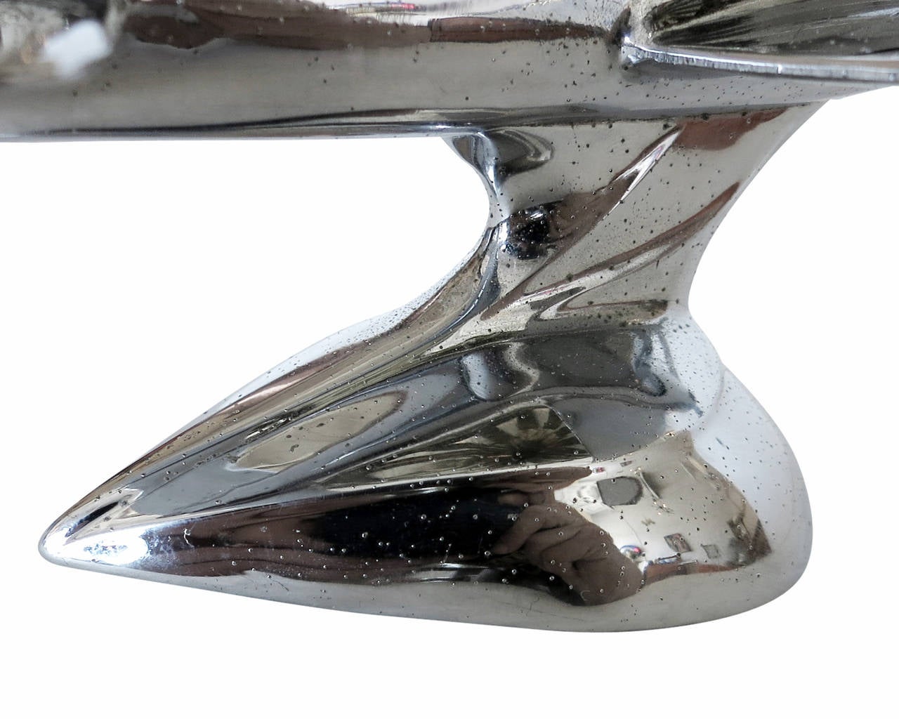Midcentury Chrome P-51A Mustang Airplane Table Lighter 3