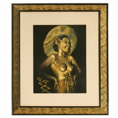 Vintage Nude Print from Chi Chi Lounge, Palm Springs