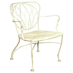 Woodard Outdoor/ Patio Armchairs with Art Nouveau Back 