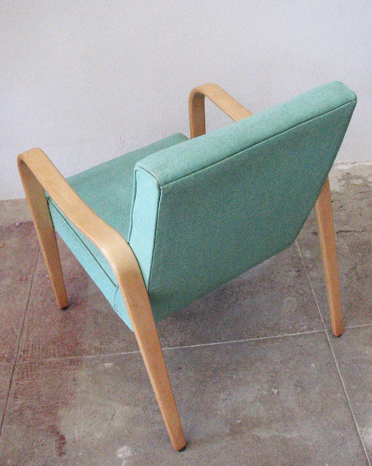 Mid-20th Century Pair of Thonet Bentwood Armchairs