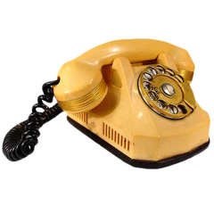1930s Catalin Gold Mono-phone Telephone