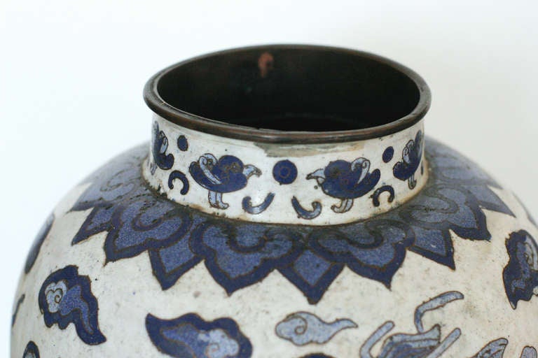 blue dragon designer vase