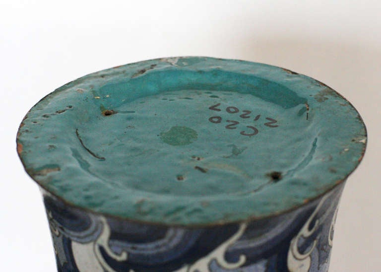 Blue Dragon Chinese Cloisonne vase In Good Condition In Van Nuys, CA