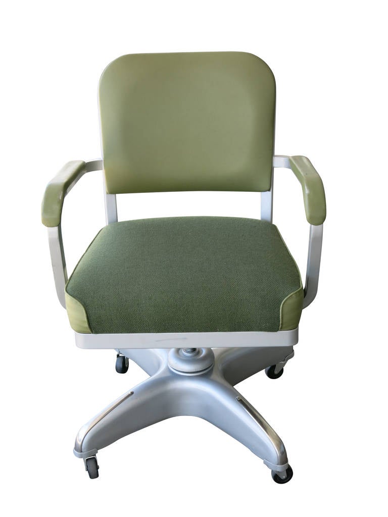 American General Fireproofing Executive Tanker Desk with Task Chair