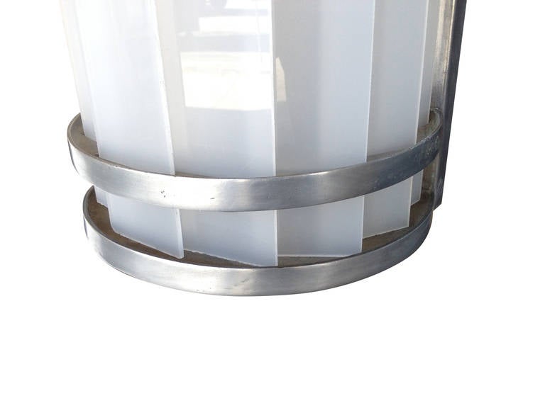 Slatted Massive milk Polished lamp with Milk Art deco Glass Aluminum Deco art Lamp glass Wall Slatted Massive milk Polished lamp with Milk Art deco Glass Aluminum Deco art Lamp glass Wall