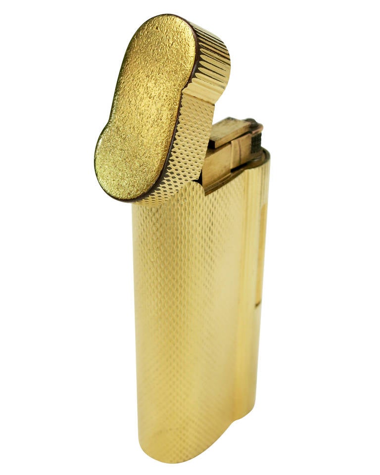 dunhill lighter gold