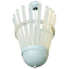 Unique Acrylic Shuttlecock Chandelier by Paul Laszlo ** Saturday Sale ** 12