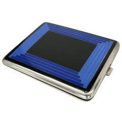 Alfred Dunhill Sterling Silver Cigarette Case, Circa 1930 4